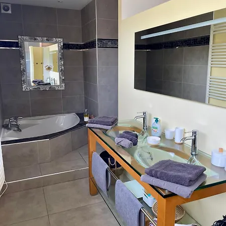 Villa Design With Panoramic Pond View And Jacuzzi Perols